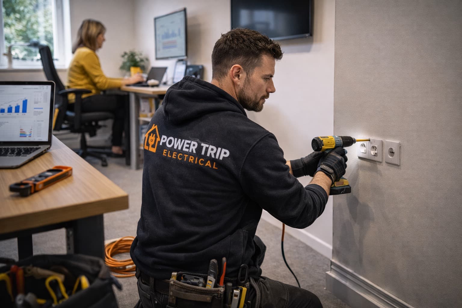 Small office fit-out electrical work